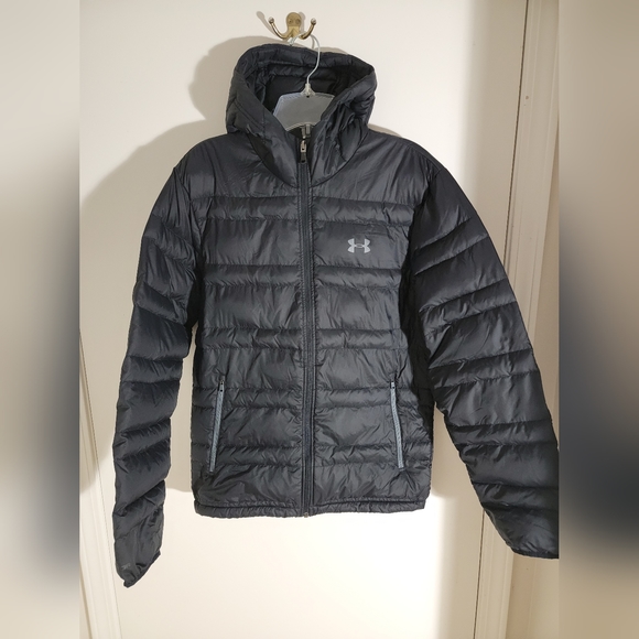 Under Armour Men's Storm Winter Jacket, Short, Insulated, Hooded - Picture 1 of 6